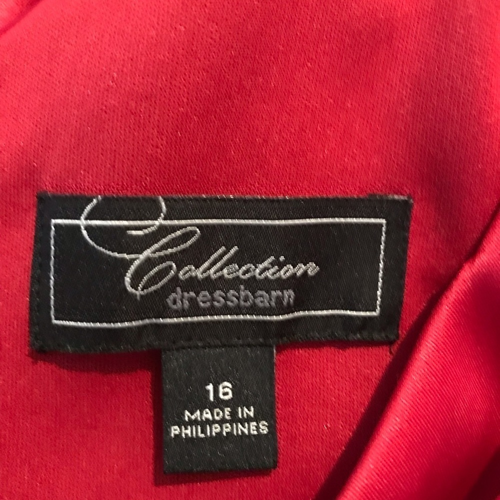 Red Satin Dress - Picture 3 of 6